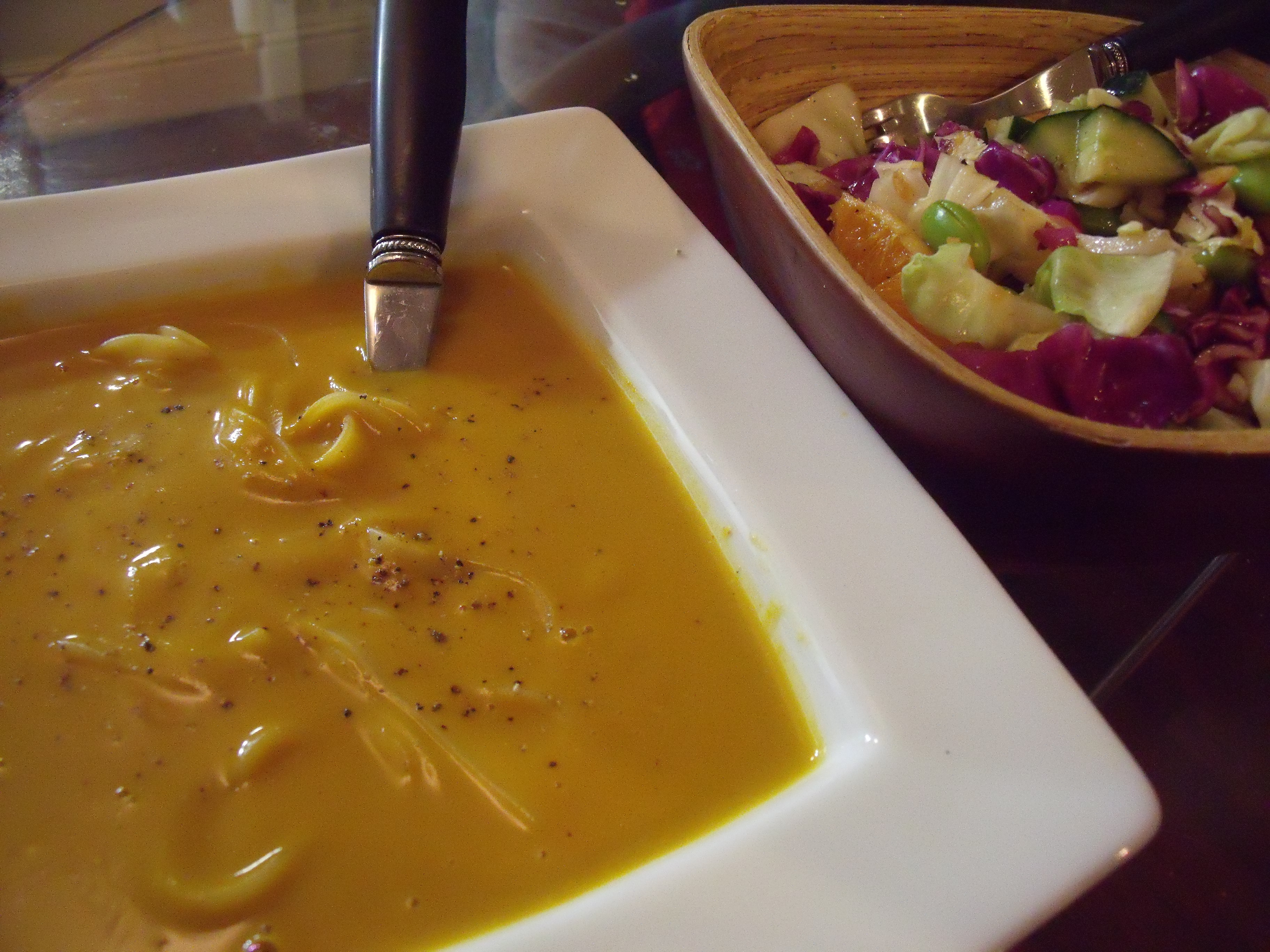 Velouté de carotte à l'orange
